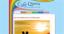 Desktop Screenshot of cafe-queer.de